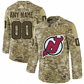 New Jersey Devils Camo Men's Customized Adidas Jersey